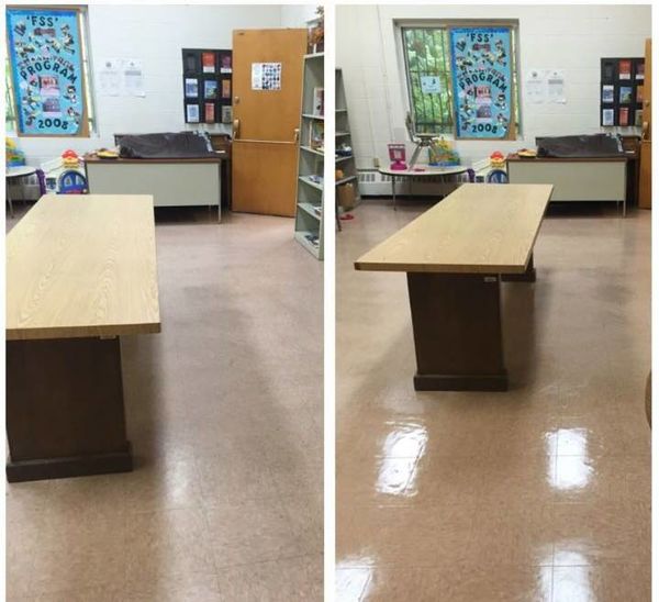 Before & After Floor Cleaning in Hamden, CT (1)
